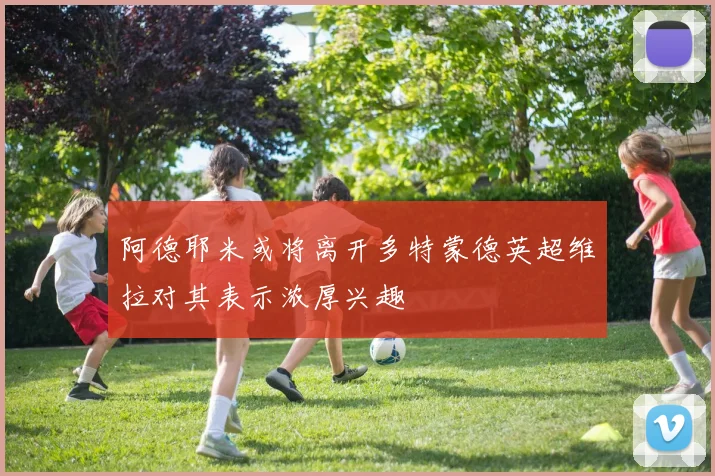 阿德耶米或将离开多特蒙德英超维拉对其表示浓厚兴趣